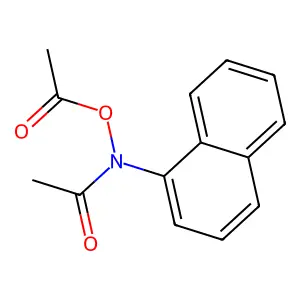 N-(乙酰氧基)-N-1-萘基乙酰胺 structure