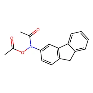 N-乙酰氧基-3-芴基乙酰胺 structure