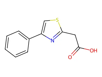 2-(4-Phenylthiazol-2-YL)acetic acid structure