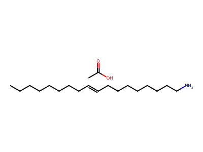 乙酸;十八碳-9-烯-1-胺 structure