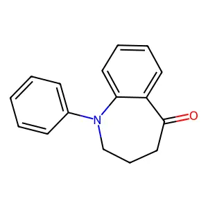1-phenyl-3,4-dihydro-2H-1-benzazepin-5-one structure