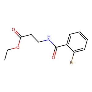 Ethyl 3-(2-bromobenzamido)propanoate structure