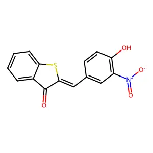 2-(4-Hydroxy-3-nitrobenzylidene)benzo[b]thiophen-3(2H)-one structure