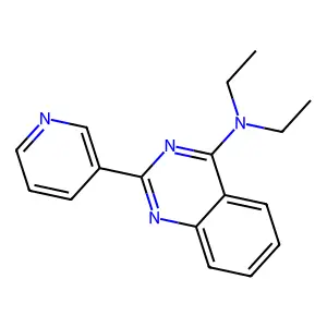 N,N-diethyl-2-pyridin-3-ylquinazolin-4-amine structure