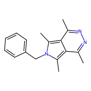 6-Benzyl-1,4,5,7-tetramethyl-6H-pyrrolo[3,4-d]pyridazine structure