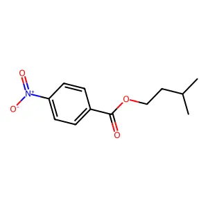 Isopentyl 4-nitrobenzoate structure