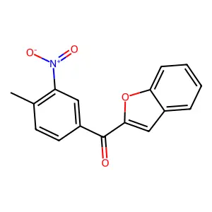 1-Benzofuran-2-yl(4-methyl-3-nitrophenyl)methanone structure