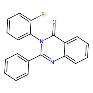 3-(2-Bromophenyl)-2-phenylquinazolin-4-one structure