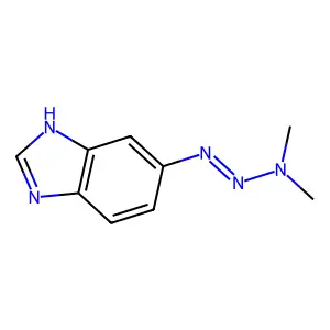 1H-Benzimidazole, 5-(3,3-dimethyl-1-triazenyl)- structure