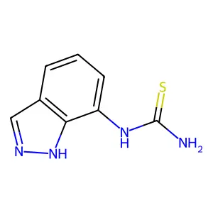 N-(1H-indazol-7-yl)thiourea structure