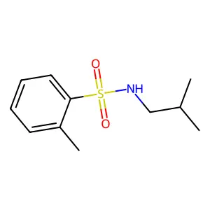 N-isobutyl-2-methylbenzenesulfonamide structure