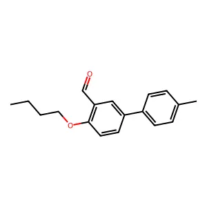 4-丁氧基-4-甲基联苯-3-甲醛 structure