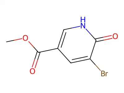 Methyl 5-bromo-6-hydroxynicotinate structure