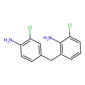 Benzenamine, 4-((2-amino-3-chlorophenyl)methyl)-2-chloro- structure