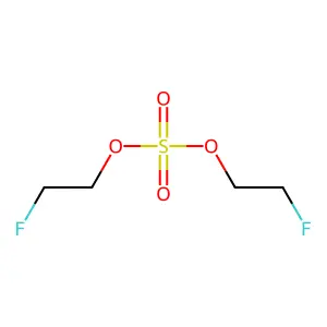Sulfuric acid, bis(2-fluoroethyl) ester structure