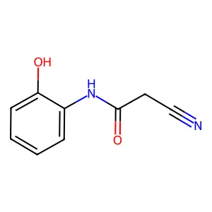 2-Cyano-N-(2-hydroxyphenyl)acetamide structure