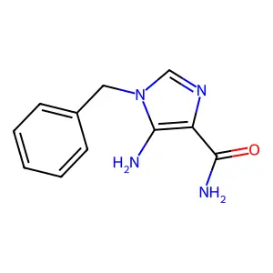5-Amino-1-benzylimidazole-4-carboxamide structure