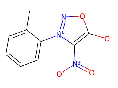 Sydnone, 4-nitro-3-(o-tolyl)- structure