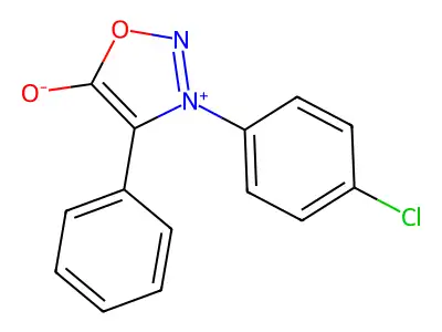 Sydnone, 3-(p-chlorophenyl)-4-phenyl- structure