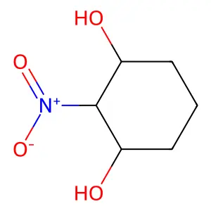 2-Nitrocyclohexane-1,3-diol structure
