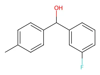 3-Fluoro-4'-methylbenzhydrol structure