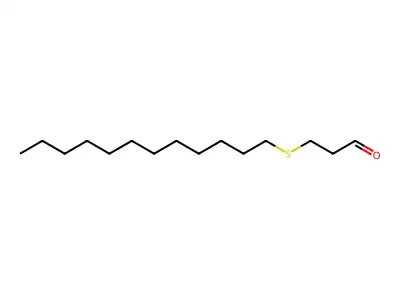 3-(Dodecylthio)propionaldehyde structure