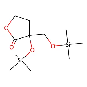 Bis(trimethylsilyl)-3-deoxy-2-C-(hydroxymethyl)-tetrono-1,4-lactone structure