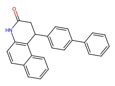 1-(4-phenylphenyl)-2,4-dihydro-1H-benzo[f]quinolin-3-one structure