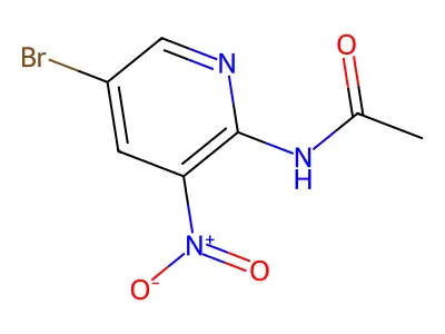N-(5-Bromo-3-nitropyridin-2-yl)acetamide structure