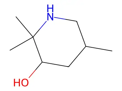 2,2,5-Trimethylpiperidin-3-ol structure
