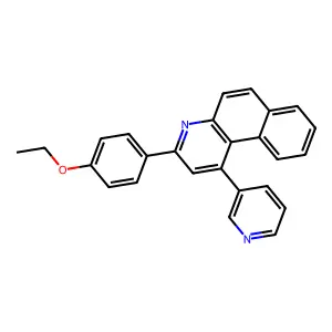3-(4-Ethoxyphenyl)-1-pyridin-3-ylbenzo[f]quinoline structure