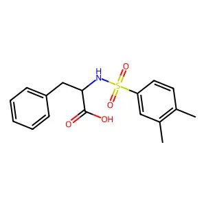 N-[(3,4-Dimethylphenyl)sulfonyl]-L-phenylalanine structure