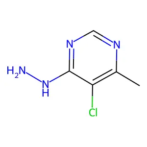 5-Chloro-4-hydrazinyl-6-methylpyrimidine structure