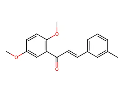 1-(2,5-Dimethoxyphenyl)-3-(m-tolyl)prop-2-en-1-one structure