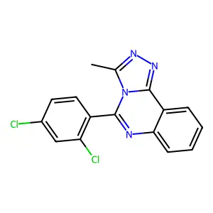 5-(2,4-Dichlorophenyl)-3-methyl-[1,2,4]triazolo[4,3-c]quinazoline structure