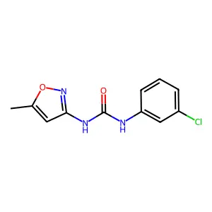 N-(3-Chlorophenyl)-N'-(5-methyl-3-isoxazolyl)urea structure