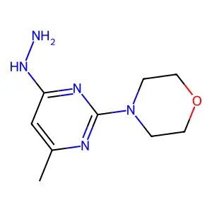4-(4-Hydrazinyl-6-methylpyrimidin-2-yl)morpholine structure