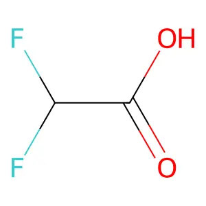 Difluoroacetic acid structure