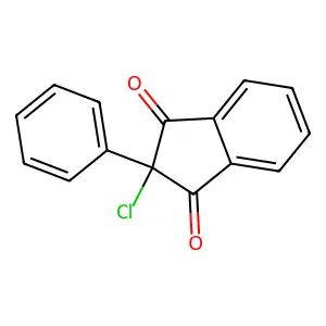 2-Chloro-2-phenyl-1H-indene-1,3(2H)-dione structure