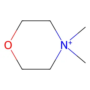 4,4-Dimethylmorpholin-4-ium structure