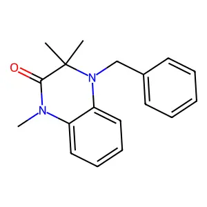 4-Benzyl-1,3,3-trimethylquinoxalin-2-one structure
