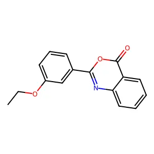 2-(3-Ethoxyphenyl)-3,1-benzoxazin-4-one structure