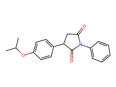 3-(4-Isopropoxyphenyl)-1-phenyl-2,5-pyrrolidinedione structure