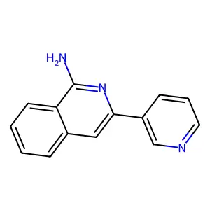 Isoquinoline, 1-amino-3-(3-pyridyl)- structure