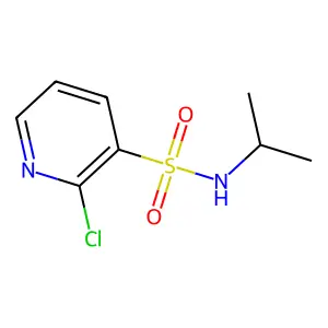 2-chloro-N-(propan-2-yl)pyridine-3-sulfonamide structure