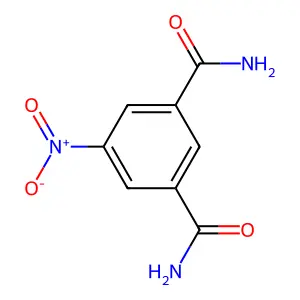 5-硝基-1,3-苯二甲酰胺 structure