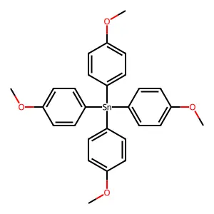 Tetra(4-methoxyphenol)tin structure