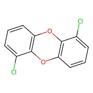 1,6-Dichlorodibenzo(b,e)(1,4)dioxin structure