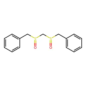 Bis(benzylsulfinyl)methane structure