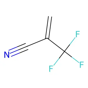 2-Trifluoromethyl acrylonitrile structure